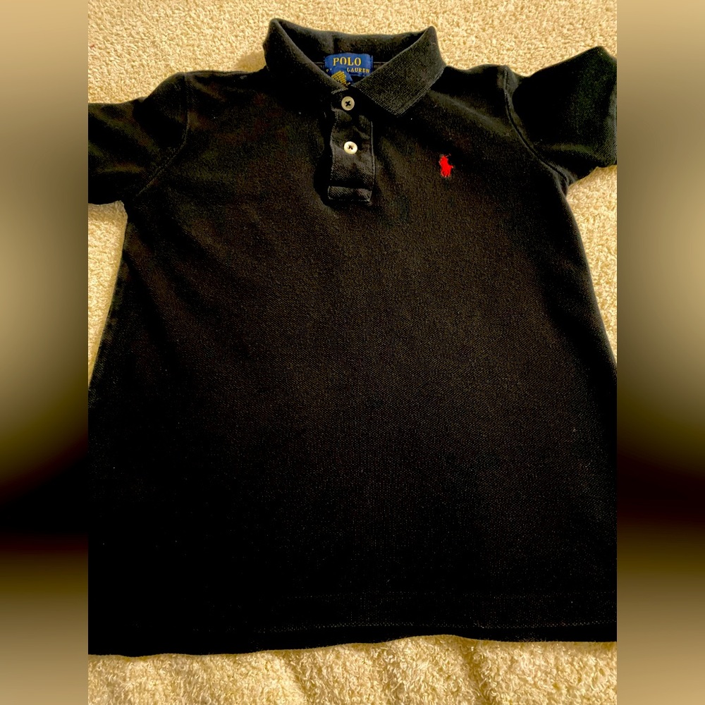 Black Polo shirt size 5